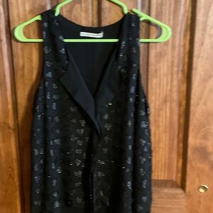 Alice + Olivia Black Sleeveless blouse